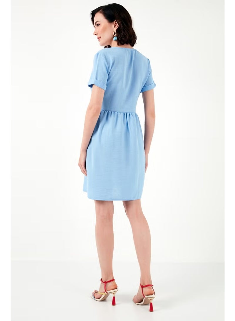 Lela Button-Down Mini Dress - Image 5